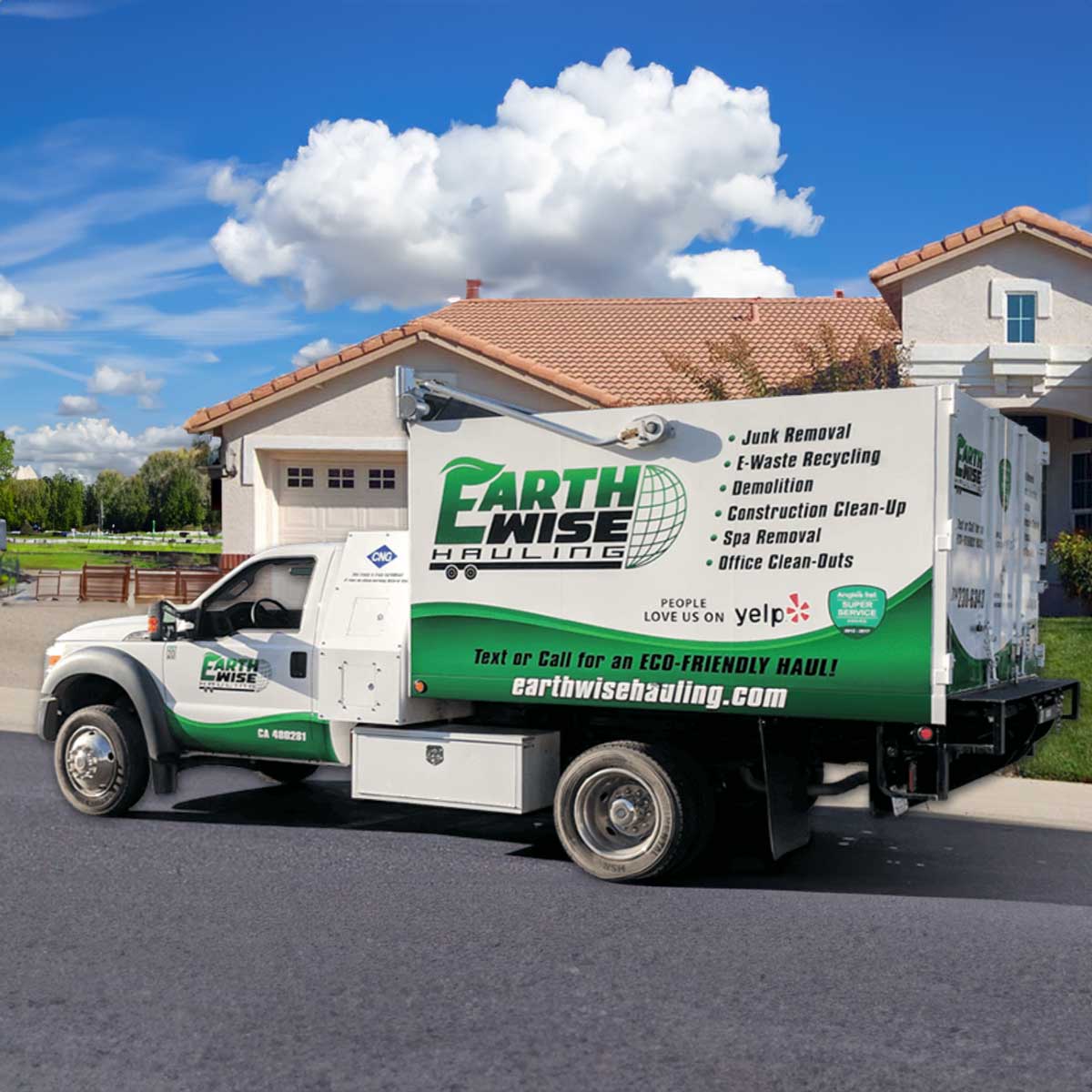 EarthWise Truck with Owner