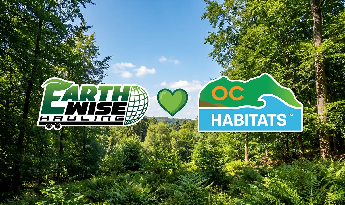 EarthWise Hauling is provide to support OC Habitats